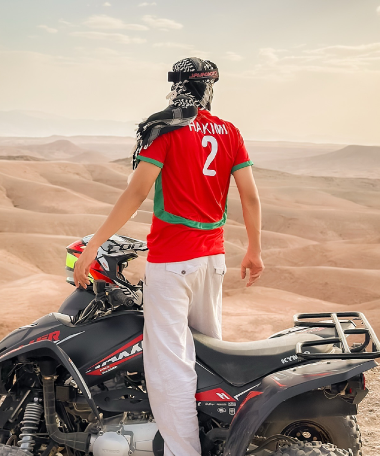 quad biking tour in agafay